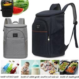 Bag Large Picnic Shoulder Backpack Lunch Box Food