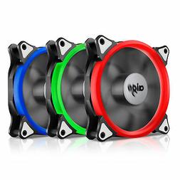3-Pack Aigo  RGB LED 120mm Quiet Edition Adjustable LED Case