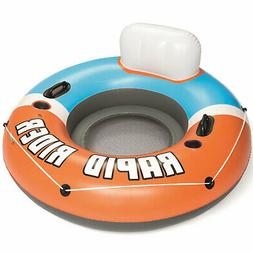 Z Rapid Rider Inflatable River Lake Pool Tube Float, Orange