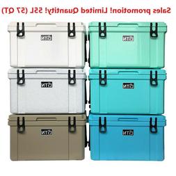 55 Quart High Performance Cooler, Grey, ice chest Caming, Ro