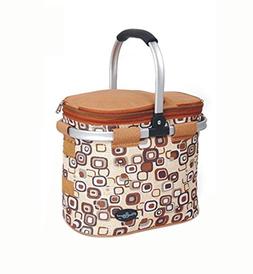 Basket W Service In Brown