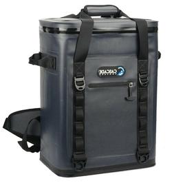 S Soft Backpack 36 Can Ice Cooler Bag Charcoal Gray Bottle O