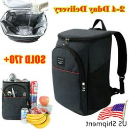 Bag Insulated Travel Ice Picnic Keep Warm Lunch Camping Back