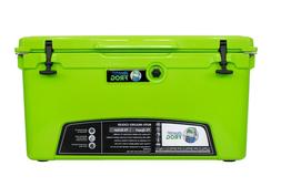 Frosted Frog Green 75 Quart Ice Chest Heavy Roto-Duty Molded