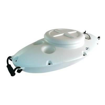 CK00227R Creek Kooler 30 Quart Floating Cooler-White