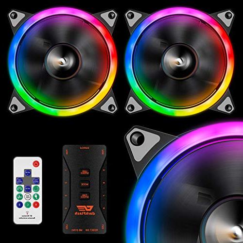 darkFlash Aurora DR12 Pro RGB Kit Compatible ASUS Aura Sync Speed with Controller and