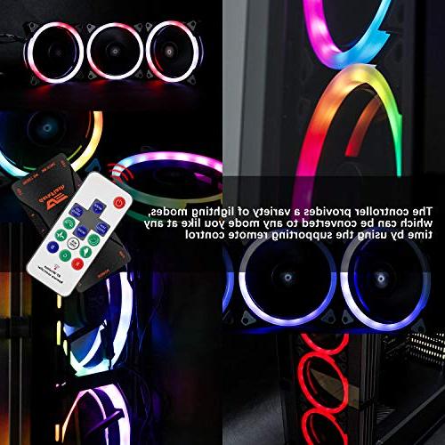 darkFlash Pro 3-Pack RGB Kit Compatible with Aura High Speed Controllable with