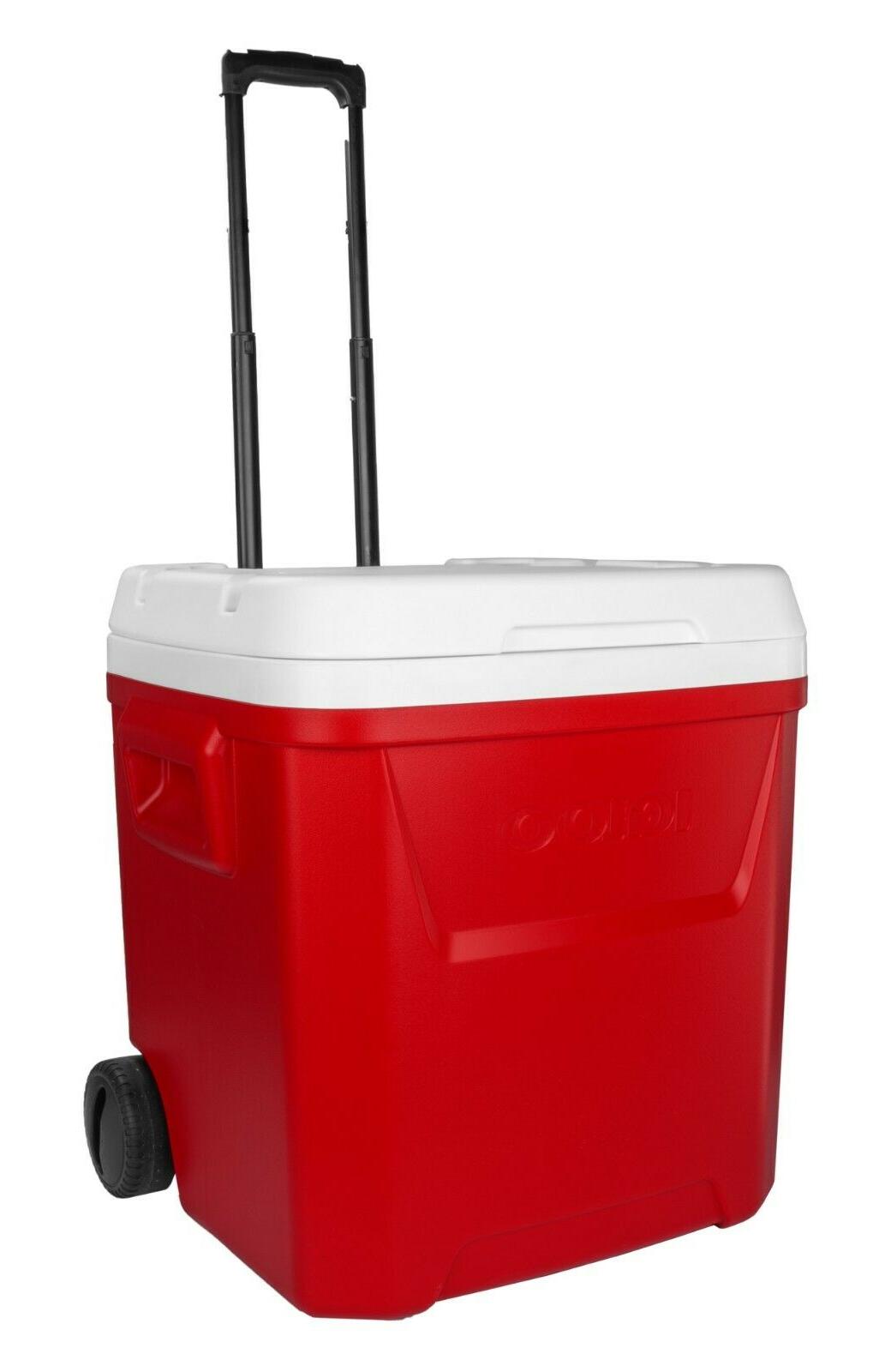 With Wheels Rolling Compact 60qt 60 Quart Portable Coolers B