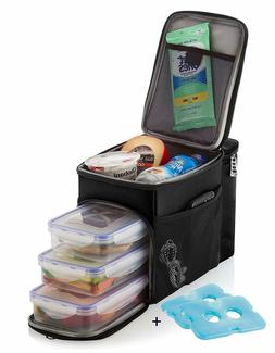 Bag W/3 Compartment - Heavy-duty Fabric