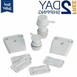 Repair Parts Latches Hinges Drain Plug New