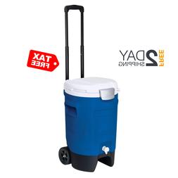 Portable Water Jug With Wheels 5-gallon Mobile Outdoor