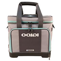 Igloo Stout Divided Marine Cooler-Gray/Seafoam, Grey