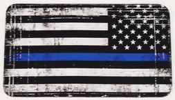 Pad Police Memorial Thin Blue Line Flag
