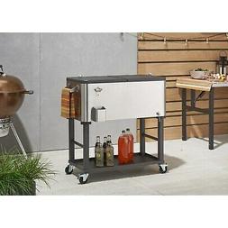 Trinity TXK-0803 Outdoor Cooler, 80 Quart, Stainless Steel