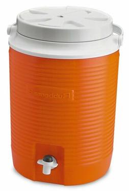 Jug, 2 Gal, Polyethylene, Orange